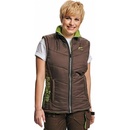 Cerva YOWIE Zimná vesta dámska Hnedá