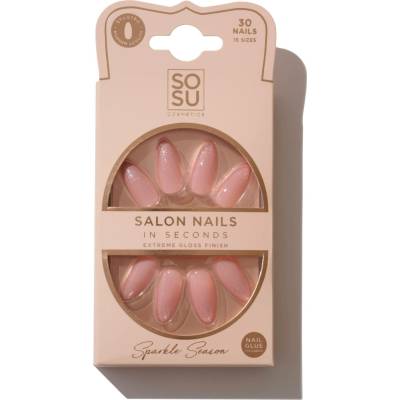 SOSU Cosmetics Salon Nails umělé nehty odstín Sparkle Season 30 ks