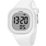 SYNOKE Детски дигитален часовник Synoke Bluppy, Бял (SYNOKE-66896-WHITE) Часовници