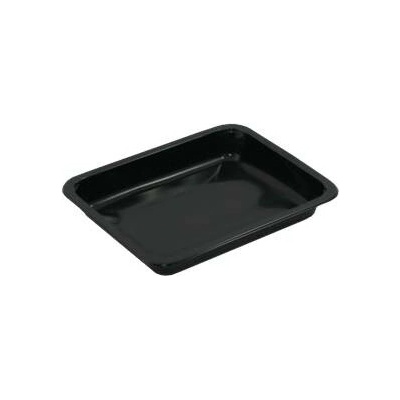 ECOFOL Plastová zatavovací miska LIGHT 1D černá PP 227x178x30 mm ideal pack® bal/50 ks