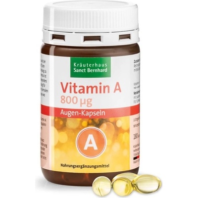 Sanct Bernhard Vitamin A 800 μg 180 kapslí