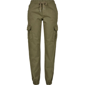 Urban Classics Дамски карго панталон в масленозелен цвят Urban Classics Ladies High Waist Cargo Jogging Pants summerolive UB-TB3626-02438 - Маслина, размер M