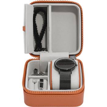 Stackers Пътническа кутия за бижута и ръчен часовник Stackers Canvas оранжева (76402)