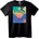 NOONEBRAND Тениска Приключение на Китов остров - 2XL, Black