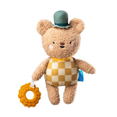 Мека бебешка играчка с гризалка Taf Toys - Мечето Брендън (TT13605)