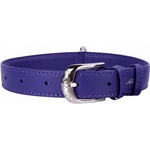 COLLAR Плосък кожен нашийник лилав 46 - 60см, 35мм