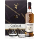 Whisky Glenfiddich 15y 40% 0,7 l (darčekové balenie 2 poháre)