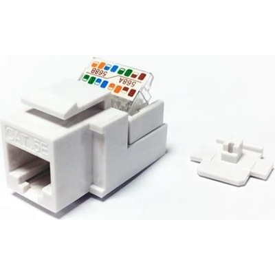 DATACOM Keystone RJ45 UTP CAT5E samořezný, bílý