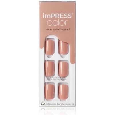 KISS imPRESS Color Short umelé nechty Sandbox 30 ks