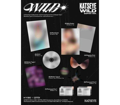 KATSEYE - WILD CD