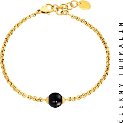 Taboo náramok Spirit of Nature čierny turmalín tbn915