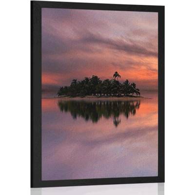 Plakát opuštěný ostrov - 20x30 no frame