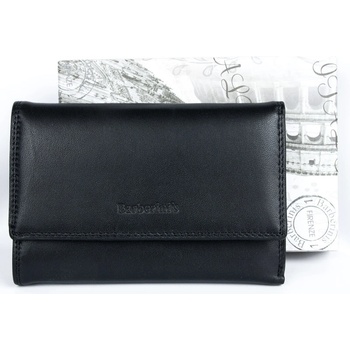 Kožená peněženka Barberinis z kvalitní příjemné kůže černá