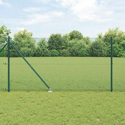 vidaXL Svařované drátěné ploty s hroty 25 x 1,2 m Ocel potažená PVC