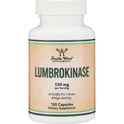 Double Wood Supplements Lumbrokinase 150 mg [120 капсули]