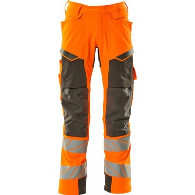 Mascot ACCELERATE SAFE 19079-511-1418 reflexné bezpečnostné nohavice HI-VIS reflexná oranžová / tmavý antracit, klasická veľkosť