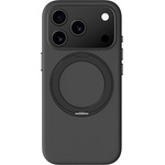 AMAZINGTHING Силиконов (TPU) калъф с MagSafe за iPhone 17 Pro - AmazingThing Cloudie MagSpin Magnetic Soft Silicone Case (черен) (IP176.3PCBK)