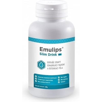 OKG Emulips Slim DRINK směs bylinek účinná detoxikace při hubnutí 60 g
