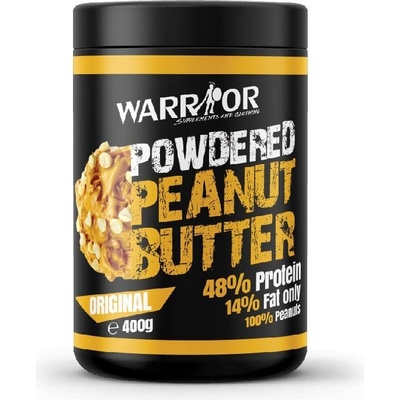 Warrior Powdered Peanut Butter Arašidové maslo v prášku Natural 400 g