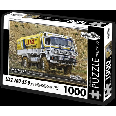 Retro cars - Puzzle TRUCK - Liaz 100.55 D pro Rallye Paríž-Dakar (1985) - 1 000 piese