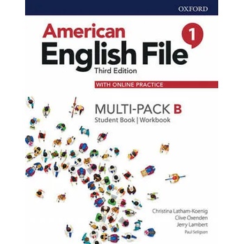 American English File: Level 1: Student Book/Workbook Multi-Pack B with Online Practice" - ""