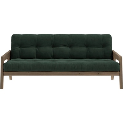 Karup Design Зелен велурен разтегателен диван 204 cm Grab - Karup Design (132106512)