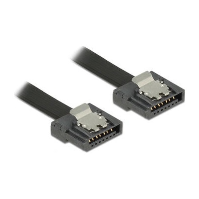 DeLock kábel SATA FLEXI 6 Gb/s 20 cm čierna 83839