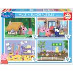 Educa - Puzzle 4x Peppa Pig puzzle - 1 - 39 piese