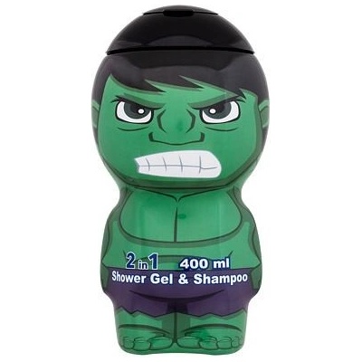 Marvel Avengers Hulk 2in1 Shower Gel & Shampoo 2D sprchový gel 400 ml