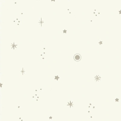 Grandeco Vliesová tapeta Little Dreamers Vesmír biela 0,53 x 10,05 m