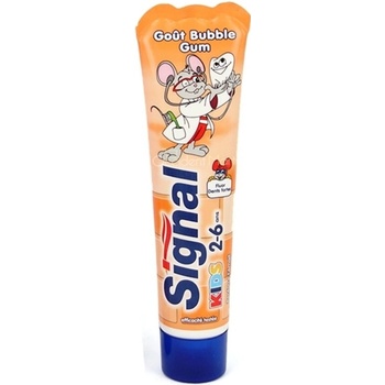 Signal Kids Buble Gum 2-6 let dětská zubní pasta s příchutí žvýkačky 50 ml