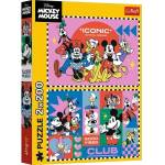 Trefl Disney пъзел 2 x 200 части Време с приятели (13319)