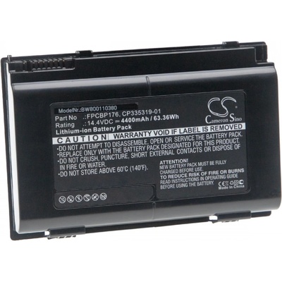 VHBW Батерия за Fujitsu Siemens Lifebook E8410 / E8420 / N7010 / NH570, 14.4 V, 4400 mAh (800110380)