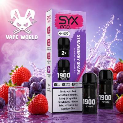 SYX Bar Strawberry Grape 20 mg POD 2ks