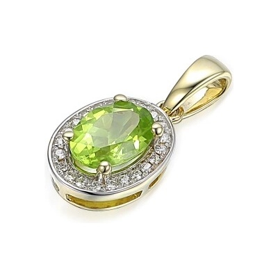 Gems Diamantový přívěsek Gwen II kombinované zlato s brilianty a peridoty 585 38 2 4598.2ZB0.0.00.HSI.626.23