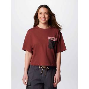 Columbia Тениска Painted Peak Knit SS Cropped Top (2074491-681)