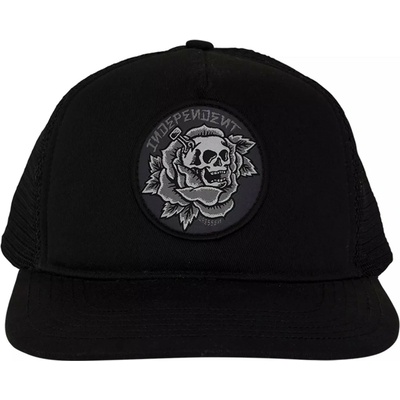 INDEPENDENT Dressen Skull Rose Snapback Structured Black 160169