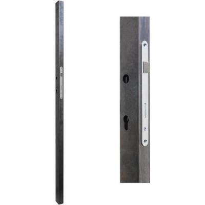 KP Zámková krabica pre bránku a bránu 60x40 x 1500 mm sa zadlabacím zámkom rozteč 90 mm K-ZK1-60x40