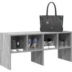 vidaXL Стелаж за обувки, стифиращи, сив сонома, 89, 5x30x40 см (858849)