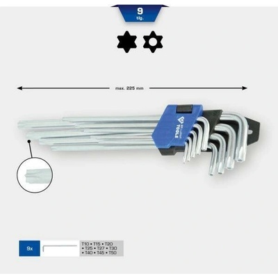 Brilliant Tools sada klíčů 9dílná BT044019