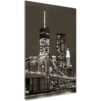 Vertikálny foto obraz sklo tvrdené Manhatttan Nový York 50x100 cm
