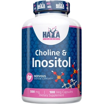 Image 1 of Haya Labs Choline & Inositol 500 mg [100 капсули]