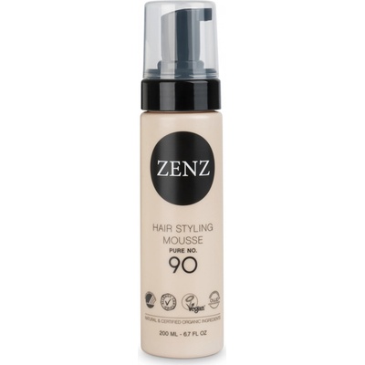 Stylingová pěna pro objem a texturu vlasů Zenz Hair Styling Mousse Pure No. 90 - 200 ml