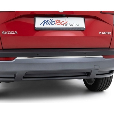 Milotec Nerezová lišta zadního nárazníku Škoda Karoq 2017 - 2022