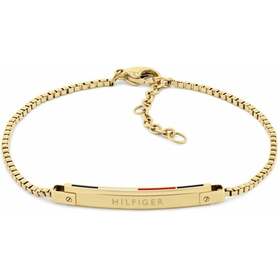 Tommy Hilfiger Slušivý pozlátený náramok Linear 2780953