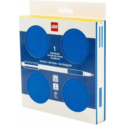 LEGO Stationery s gelovým perem jako klipem a náhradní náplní modrý – Zboží Dáma