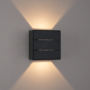 Brilagi - Външно стенно LED осветително тяло DOUBLERAY LINE LED/6W/230V черно IP54 (BG3834)