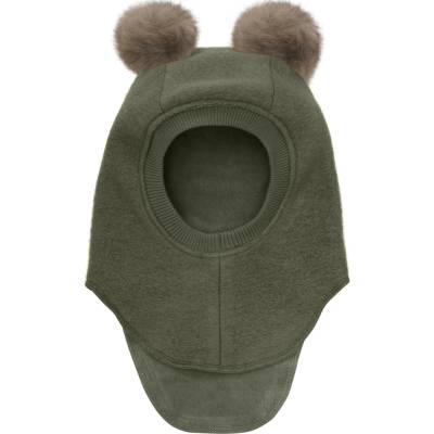 Merino kukla s brmbolcami z alpaky Beetle HUTTELIHUT