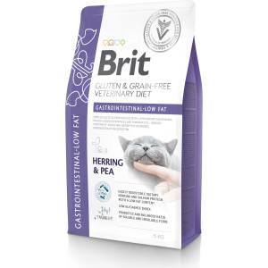 Brit veterinary Brit gf Ветеринарни диети за котки Гастроинтестинален-Нискомаслена 5кг