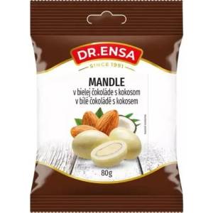 Dr. Ensa Бадеми Dr. Ensa в бял шоколад с кокос 80 г